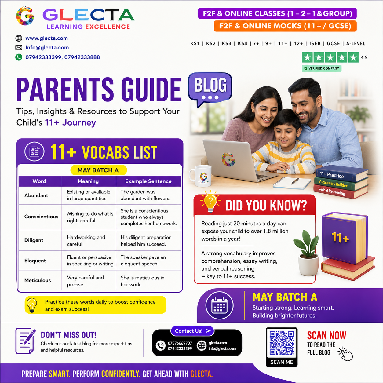 11+ Vocabulary Booster – May Batch