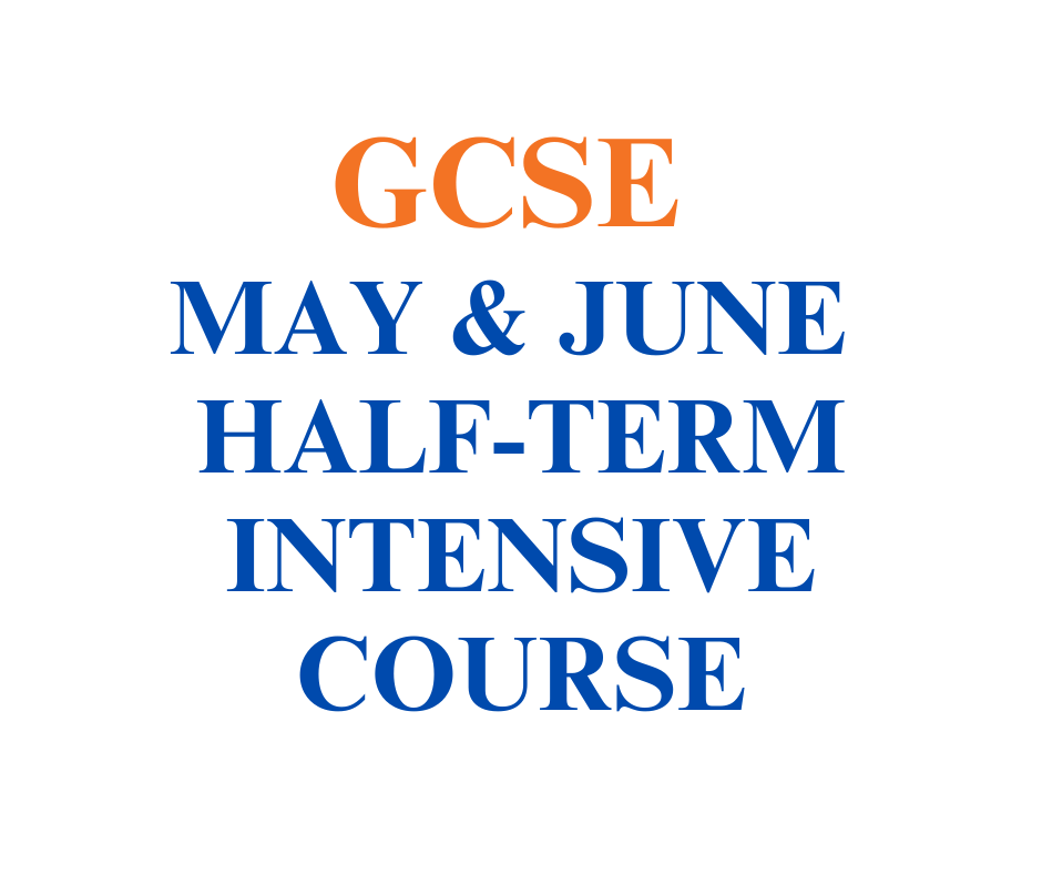 GCSE May & June Half Term Intensive